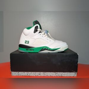 Size 11W/9.5M - Air Jordan 5 Retro Lucky Green W